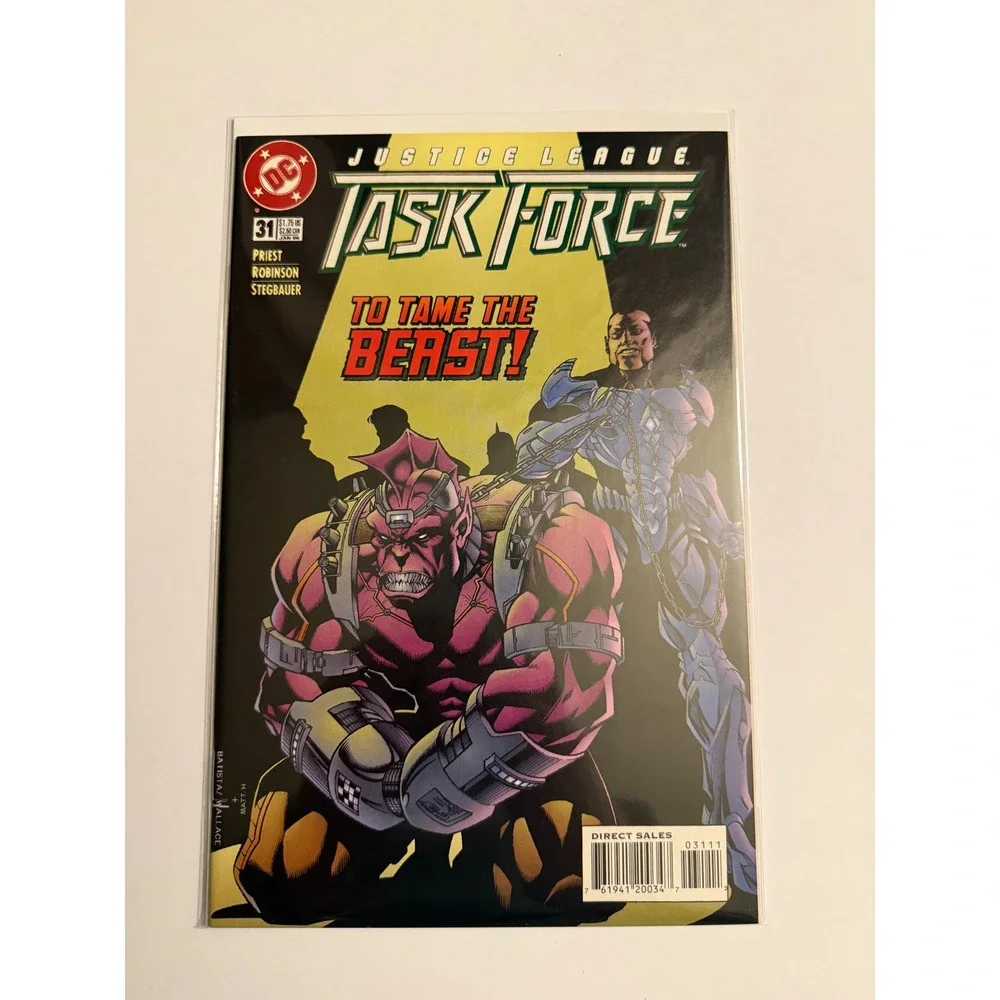 Justice League Task Force 31 DC Comics 1996‎ To Tame the Beast Priest Robinson